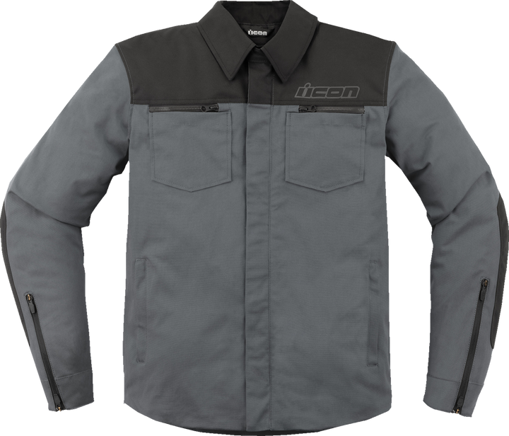 Icon Upstate Canvas Ce Jacket - Gray - 2Xl 2820-6245