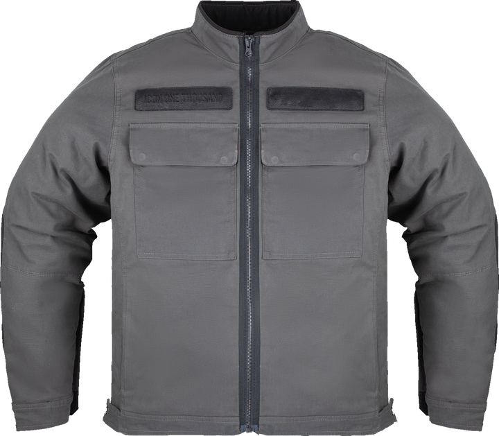 Icon Mototanker Jacket - Gray - Small 2820-6962