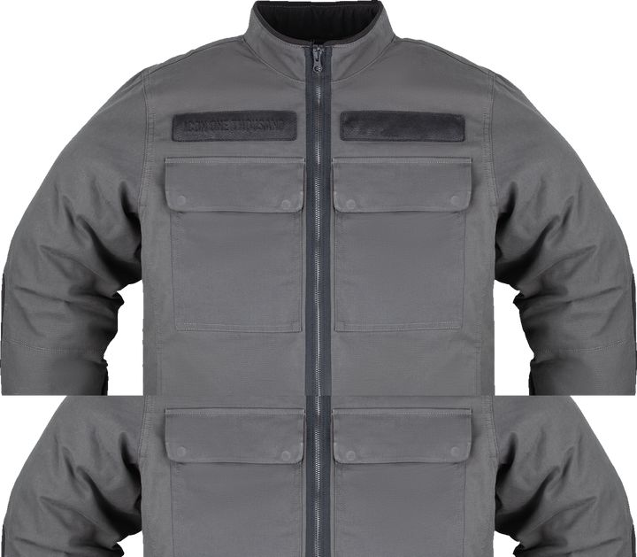 Icon Mototanker Jacket - Gray - Xl 2820-6965