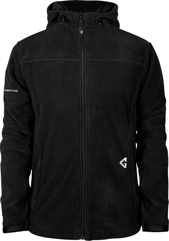 Gerbing Heated Clothing 7V Thermite Fleece Heated Jacket 2.0 - Black - Small GER-TFJKT-7V-M-B-S