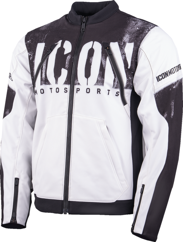 Icon Merc3 Anomaly Jacket - White - Large 2820-7925