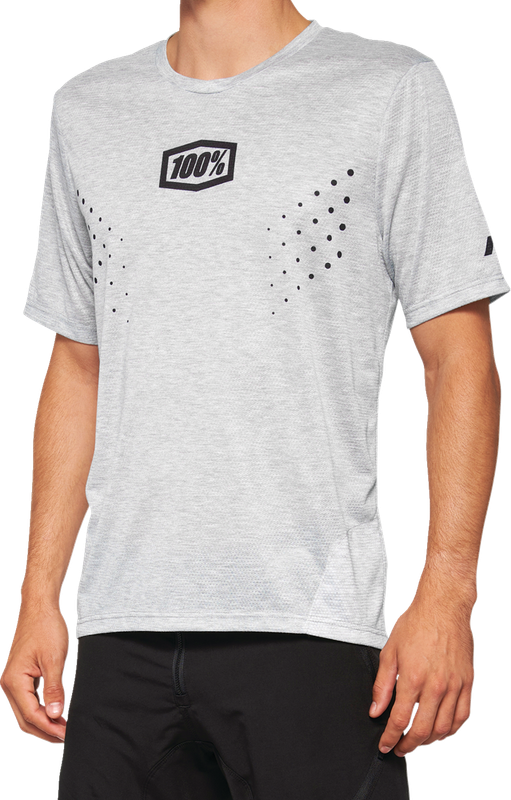 100% Airmatic Mesh Short-Sleeve Jersey - Gray - Xl 40016-00008