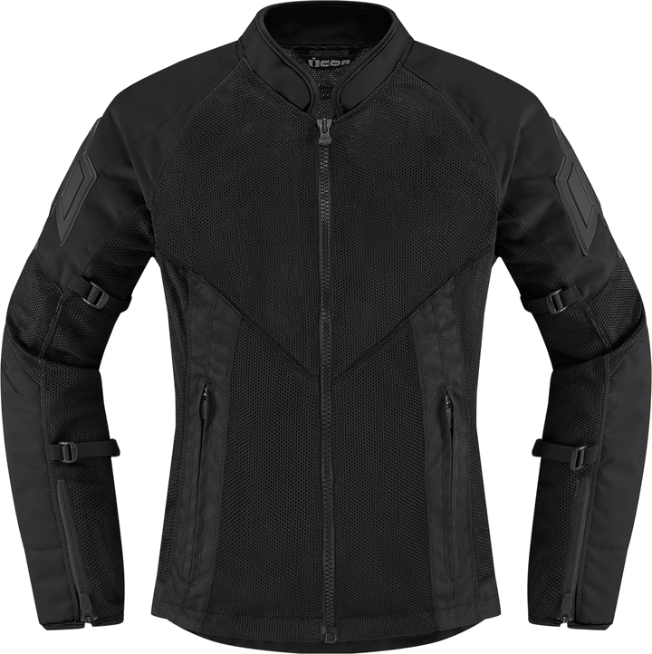 Icon Women'S Mesh Af Jacket - Black - Xs 2822-1483