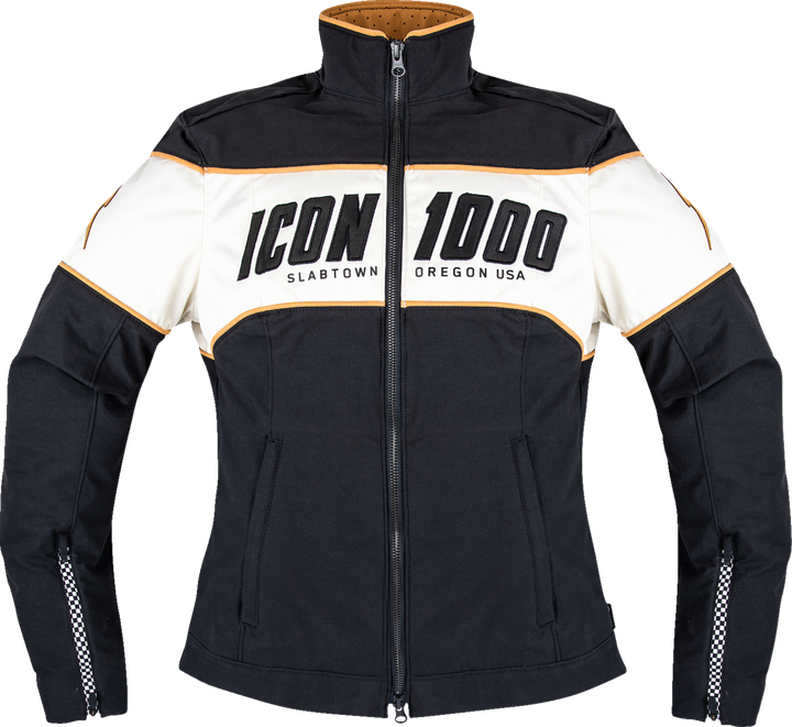 Icon Women'S Hella 4 Jacket - Black - Large 2822-1679