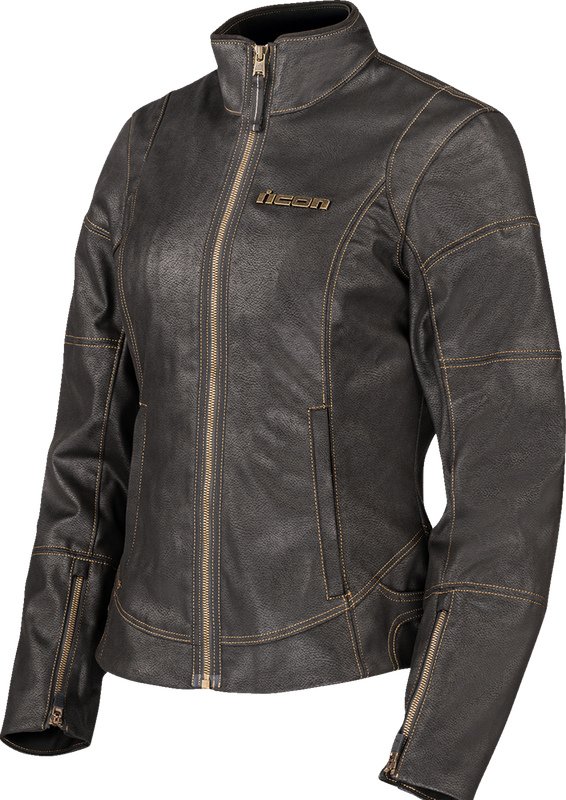 Icon Women'S Tuscadero3 Jacket - Black - Xs 2822-1766