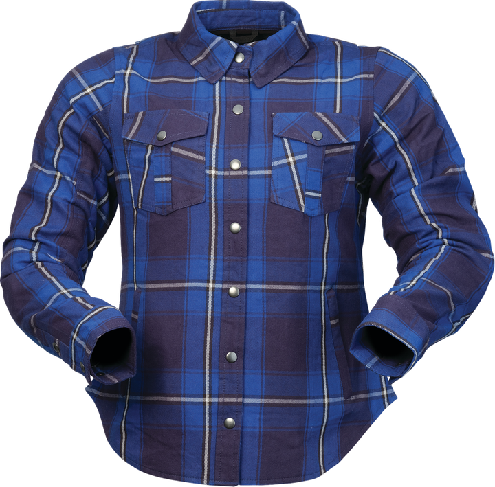 Z1R Women'S Ashwood Flannel - Blue - 1W 2822-1863