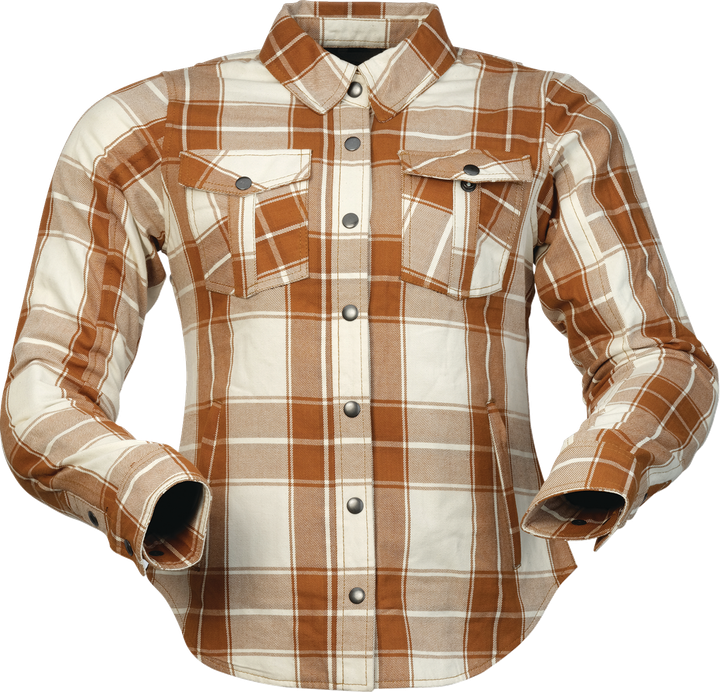 Z1R Women'S Ashwood Flannel - Brown - Small 2822-1867