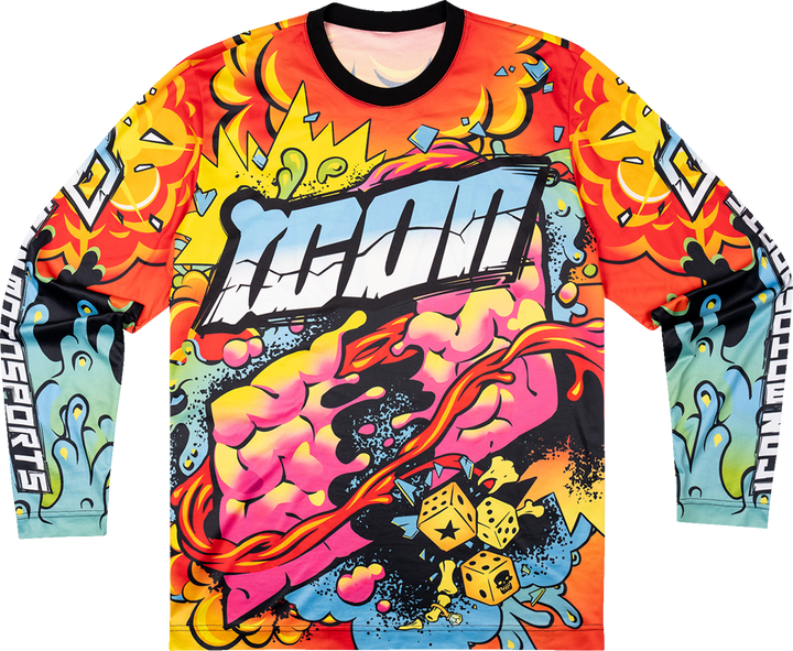 Icon Scatterbrain Jersey - Black - Large 2824-0112