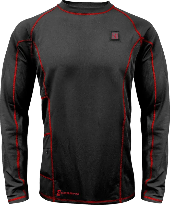 Gerbing Heated Clothing 7V Heated Base Layer Shirt - 2Xl GER-BLS-7V-M-BLK-XXL
