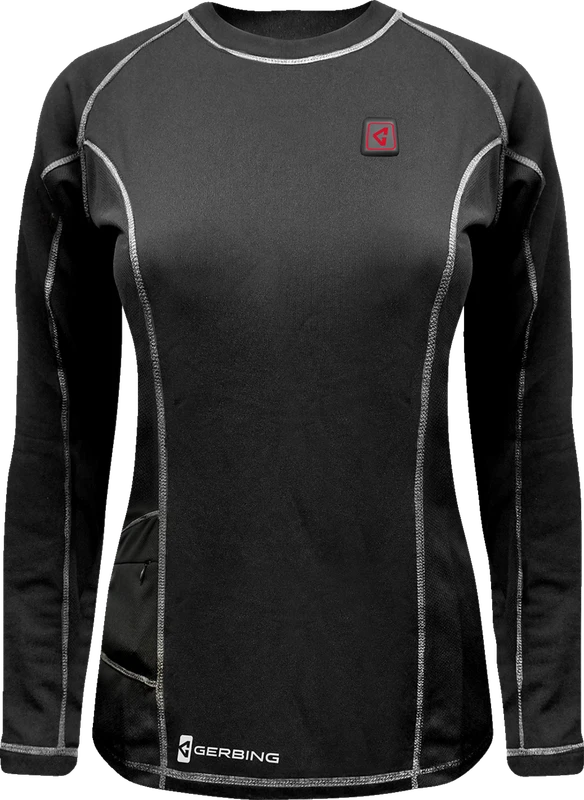 Gerbing Heated Clothing Women'S 7V Heated Base Layer Shirt - Small GER-BLS-7V-W-BLK-S