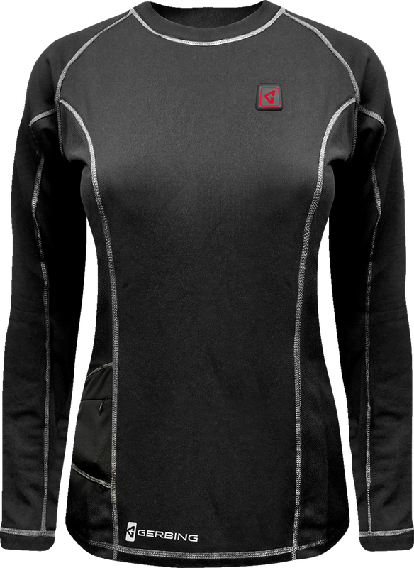 Gerbing Heated Clothing Women'S 7V Heated Base Layer Shirt - Large GER-BLS-7V-W-BLK-L