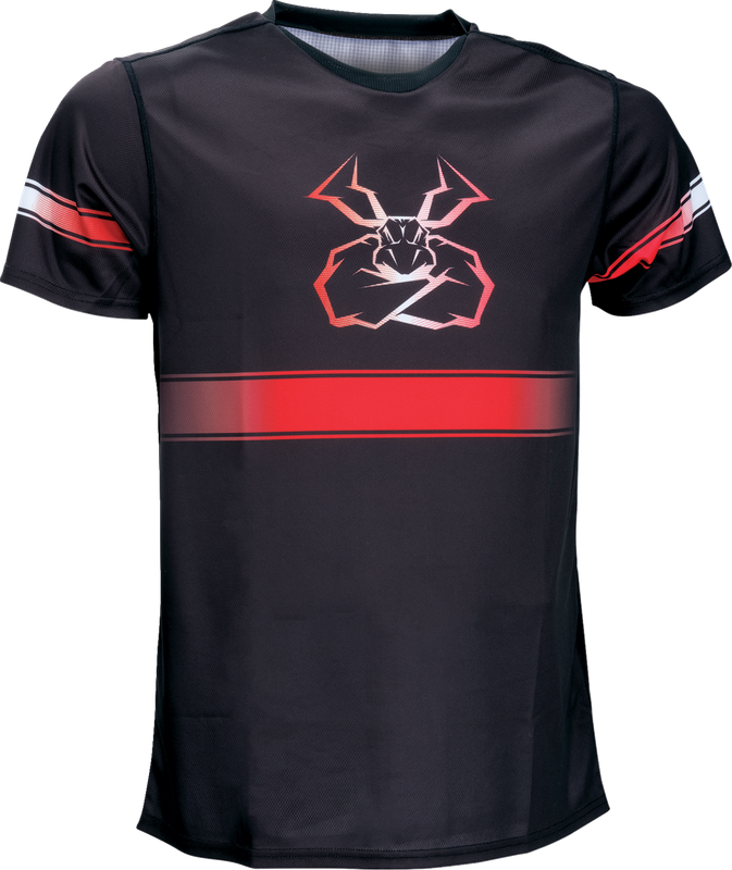 Moose Offroad Mountain Bike Short-Sleeve Jersey - Red/Black - Medium 5020-0268
