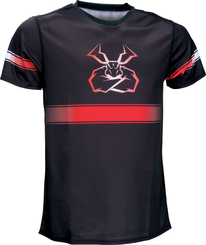 Moose Offroad Mountain Bike Short-Sleeve Jersey - Red/Black - Large 5020-0269