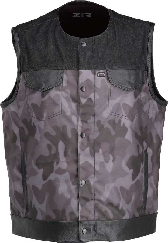 Z1R Nightfire Camo Vest - Black/Gray - 2Xl 2830-0628