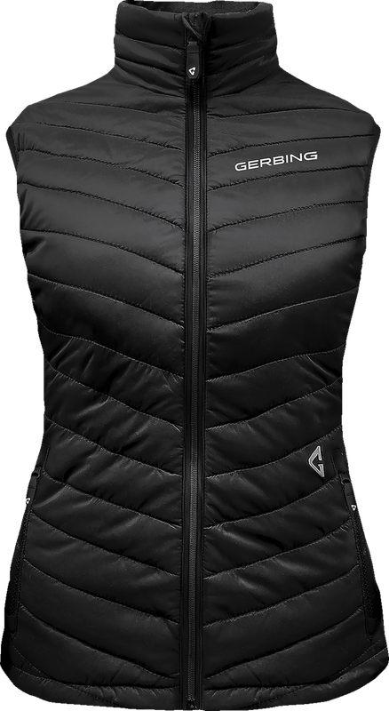 Gerbing Heated Clothing Women'S 7V Khione Puffer Heated Vest 2.0 - Black - Large GER-KPVST-7V-W-B-L