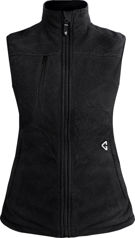 Gerbing Heated Clothing Women'S 7V Thermite Heated Fleece Vest 2.0 - Black - Medium GER-TFVST-7V-W-BM