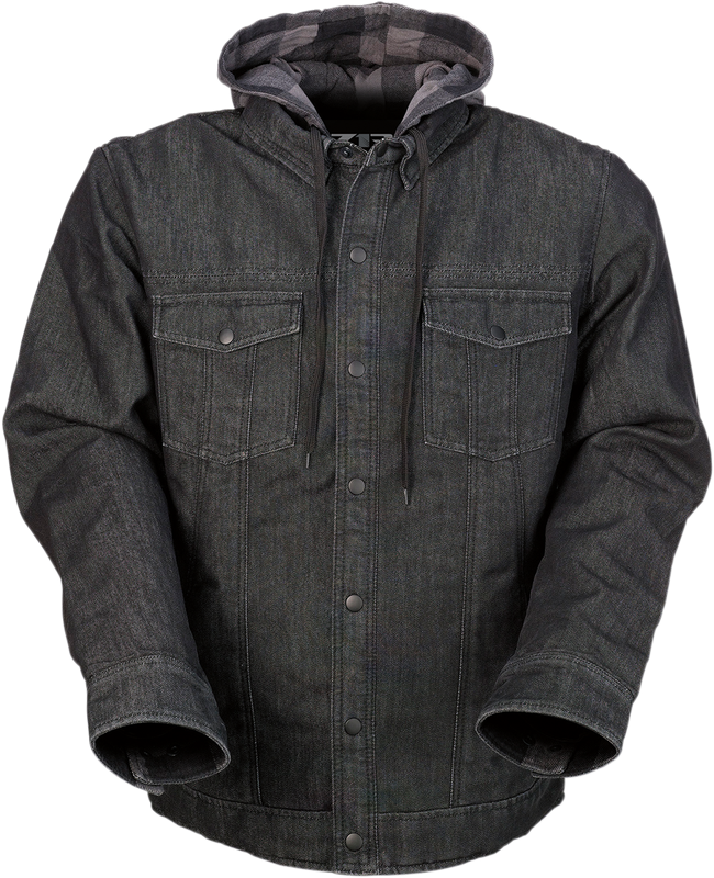 Z1R Timber Denim Shirt - Black/Gray - 2Xl 2840-0078