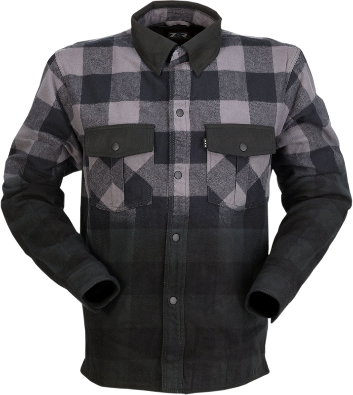 Z1R Duke Ombre Flannel - Gray/Black - Xl 2840-0160