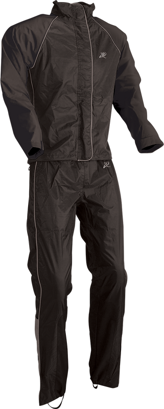 Z1R Women'S 2-Piece Rainsuit - Black - Small 2853-0028