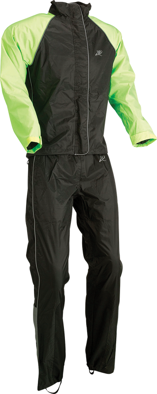 Z1R Women'S 2-Piece Rainsuit - Black/Hi-Vis - 2Xl 2853-0044