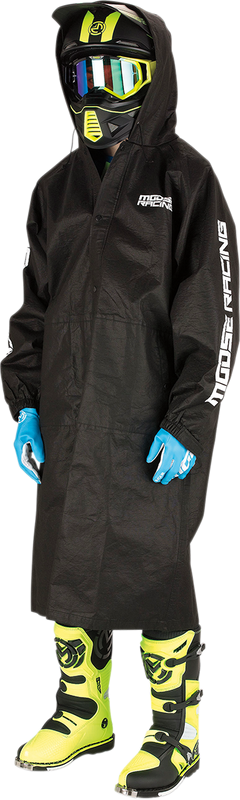 Moose Offroad Mud Rainsuit Coat - Black - S/M LM1141-01 S/M