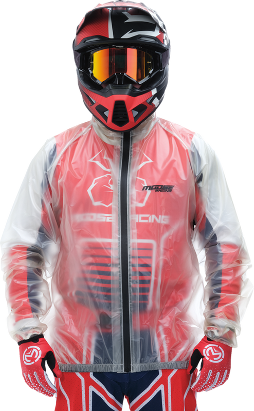 Moose Offroad Rain Jacket - Clear - Medium 2854-0372