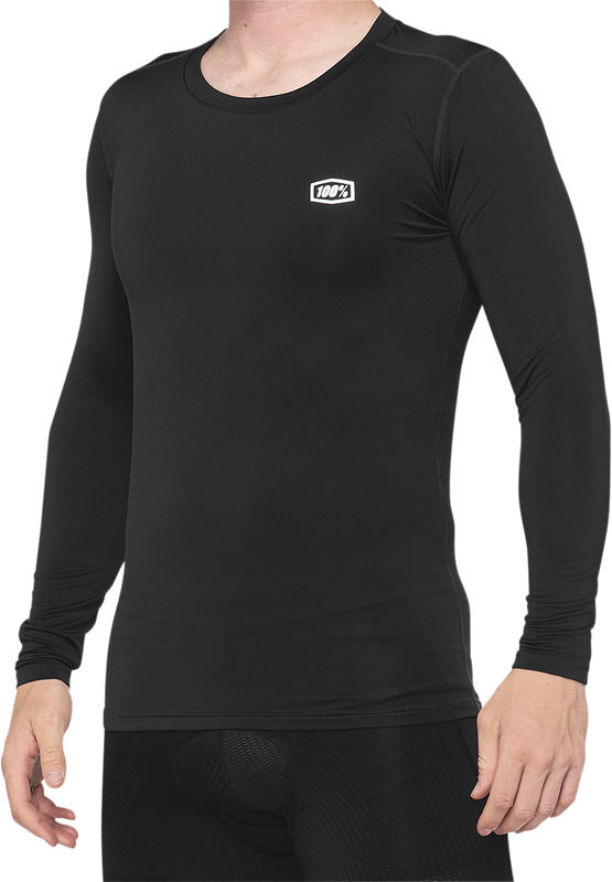 100% Basecamp Long-Sleeve Base Layer - Black - Large 40045-00002
