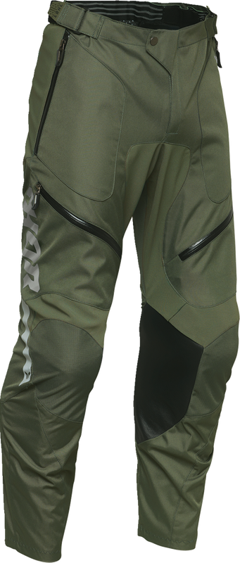 Thor Terrain In-The-Boot Pants - Army/Charcoal - Us 32 2901-12184