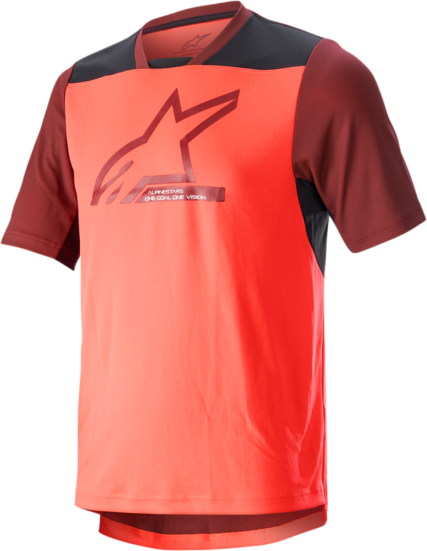 Alpinestars Drop 6.0 V2 Short-Sleeve Jersey - Coral/Black - XL 1766322-3141-XL