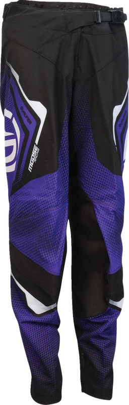 Moose Offroad Youth Qualifier Pants - Black/Purple/White - Us 30 2903-2664