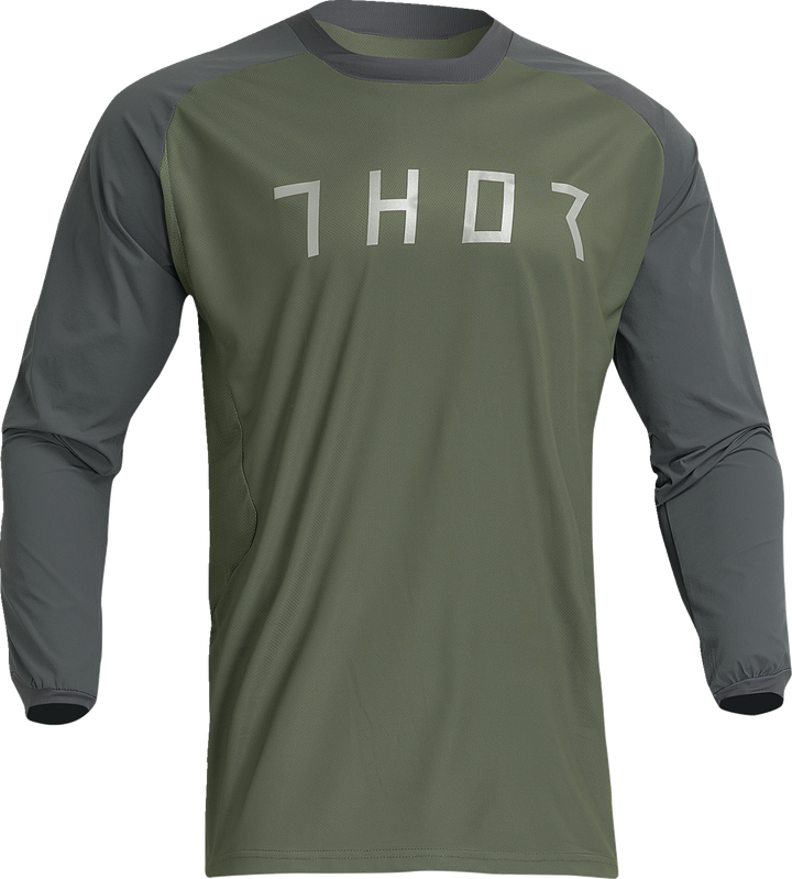 Thor Terrain Jersey - Army/Charcoal - 2Xl 2910-7170