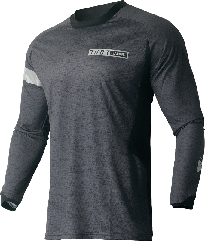 Thor Range Jersey - Black/Heather Gray - 3Xl 2910-7481