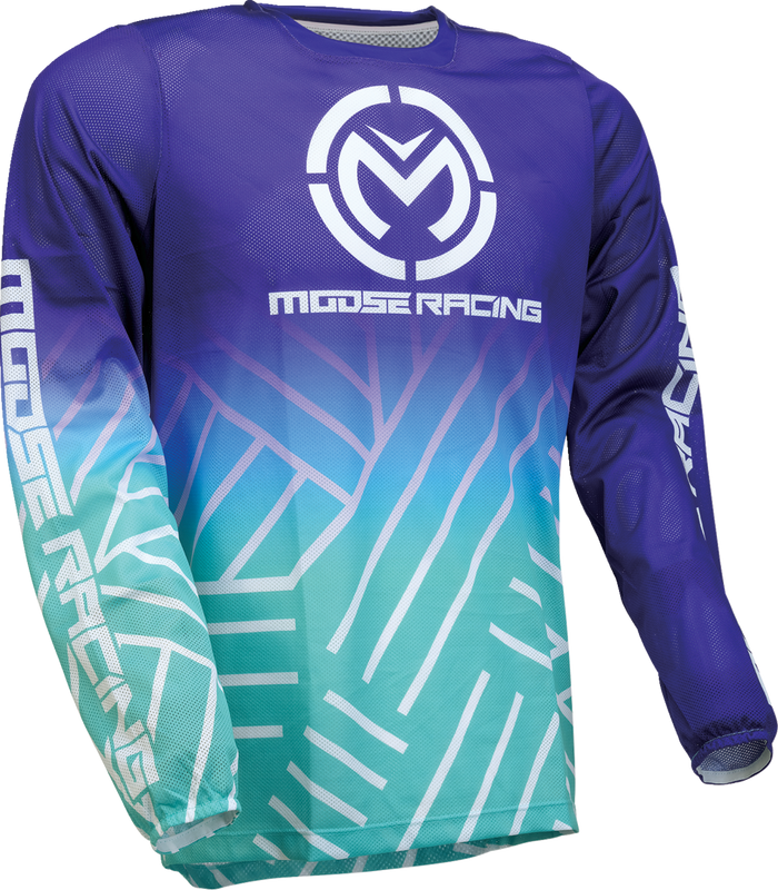 Moose Offroad Sahara Jersey - Purple/Turquoise - Small 2910-7923