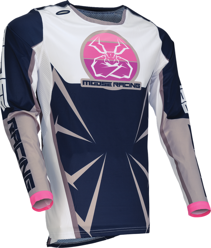 Moose Offroad Agroid Jersey - Navy/White - Small 2910-8138
