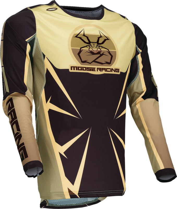 Moose Offroad Agroid Jersey - Brown/Black - Xs 2910-8144