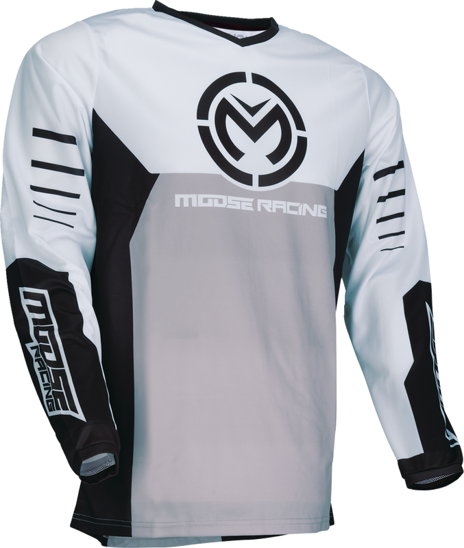 Moose Offroad Qualifier Jersey - Black/White - 2Xl 2910-8155