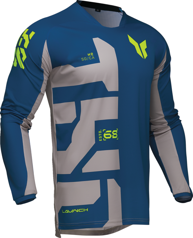 Thor Launchmode Forge Jersey - Blue - Small 2910-8205