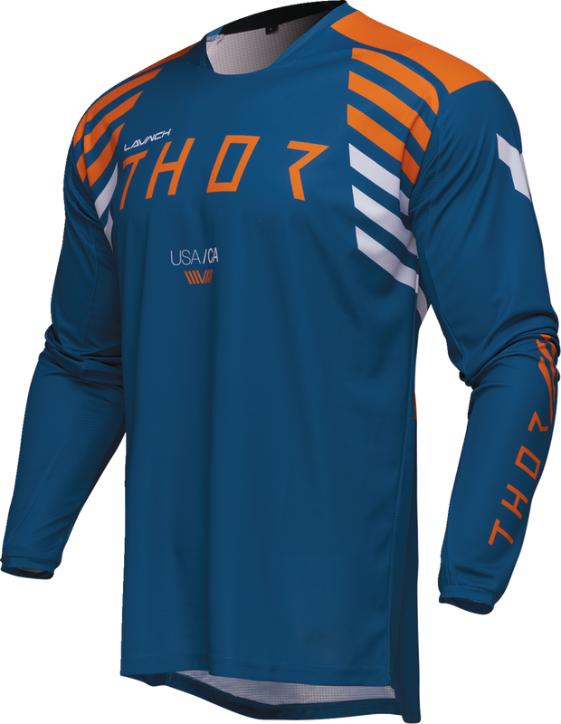 Thor Launchmode Zone Jersey - Blue - Small 2910-8237