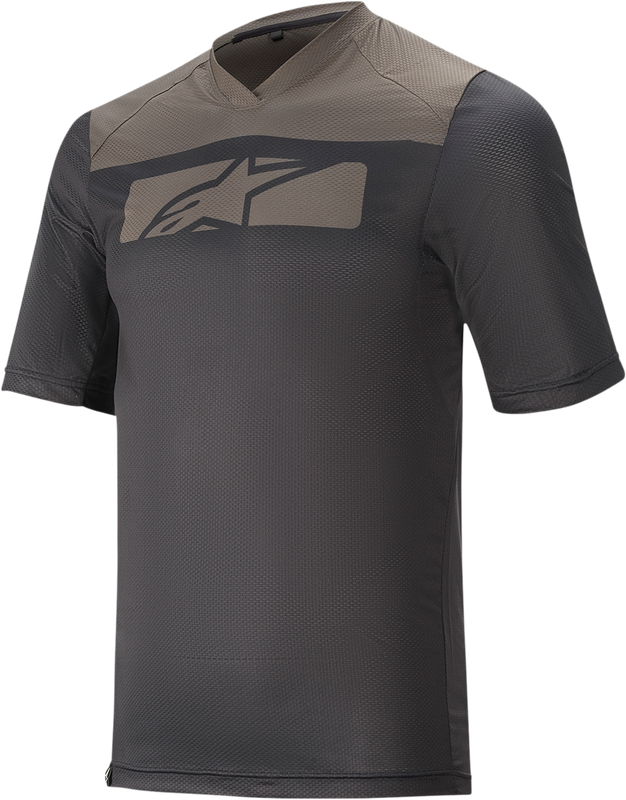 Alpinestars Drop 4.0 Short-Sleeve Jersey - Black/Gray - Medium 1766220-1065-MD