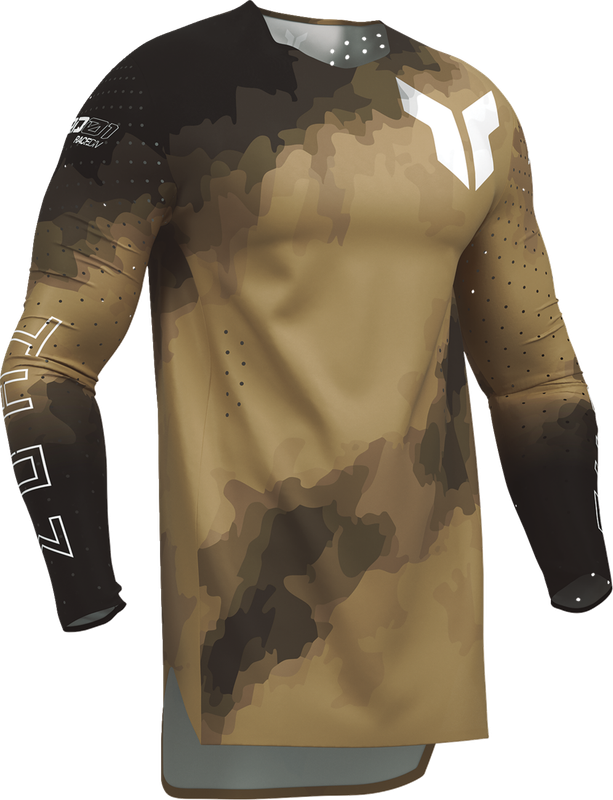 Thor Sportmode Carbon Jersey - Black/Copper - Large 2910-8739
