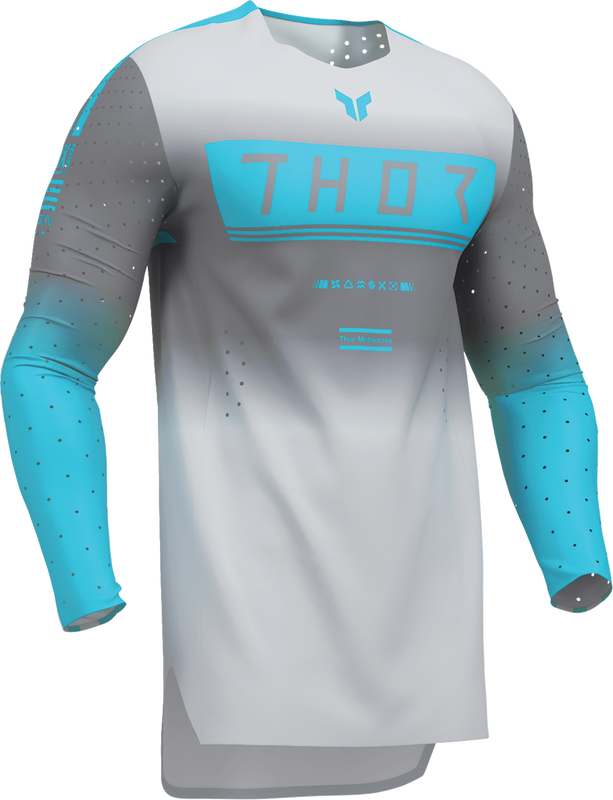 Thor Sportmode Geo Jersey - Charcoal/Gray - Small 2910-8747