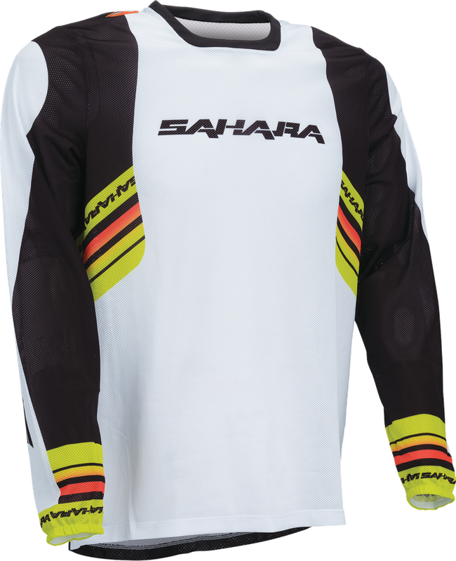 Moose Offroad Sahara Jersey - White/Black - Small 2910-8773