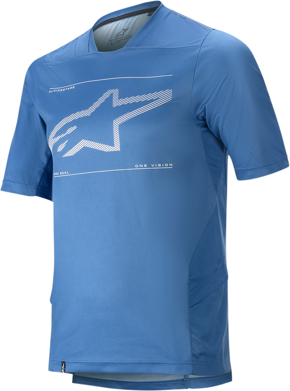 Alpinestars Drop 6.0 Short-Sleeve Jersey - Blue - 2XL 1766320-7310-2X