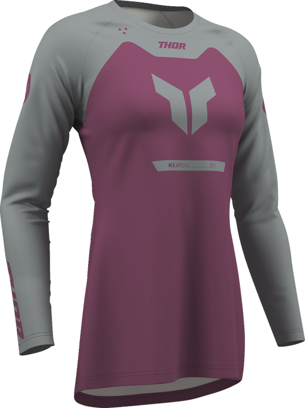 Thor Women'S Ridemode Menace Jersey - Purple/Gray - Small 2911-0378