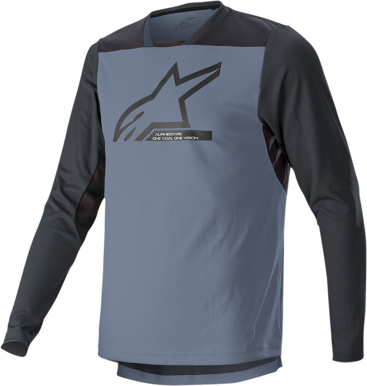 Alpinestars Drop 6.0 V2 Long-Sleeve Jersey - Black/Gray - Large 1766422-9291-LG
