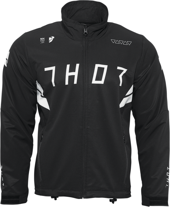 Thor Warmup Jacket - Black/White - 3Xl 2920-0677
