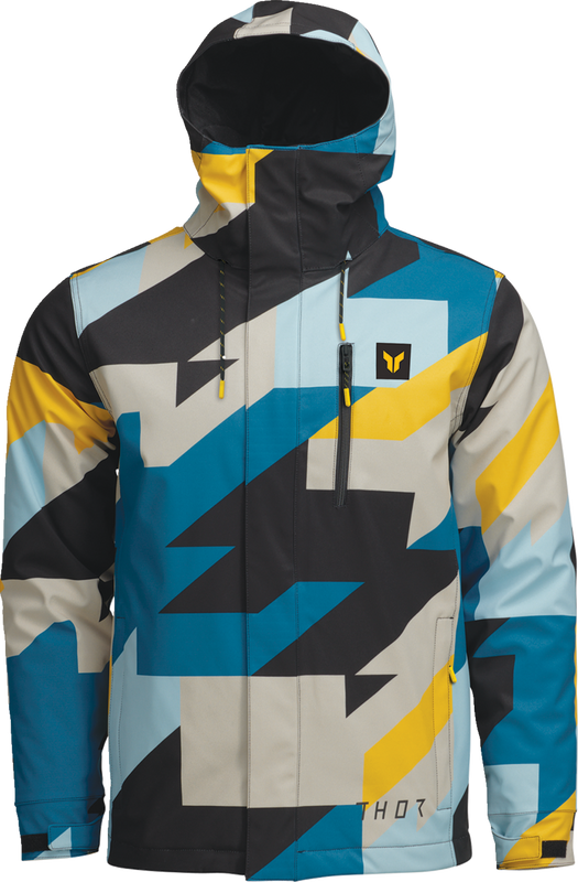 Thor Brave Tour Jacket - Blue/Yellow - Medium 2920-0818