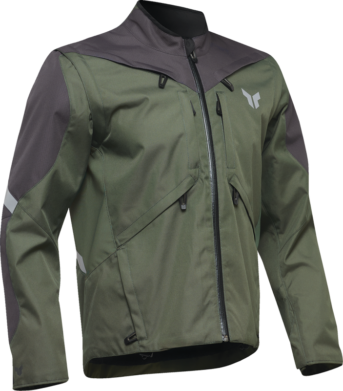 Thor Terrain Jacket - Army/Charcoal - Small 2920-0866