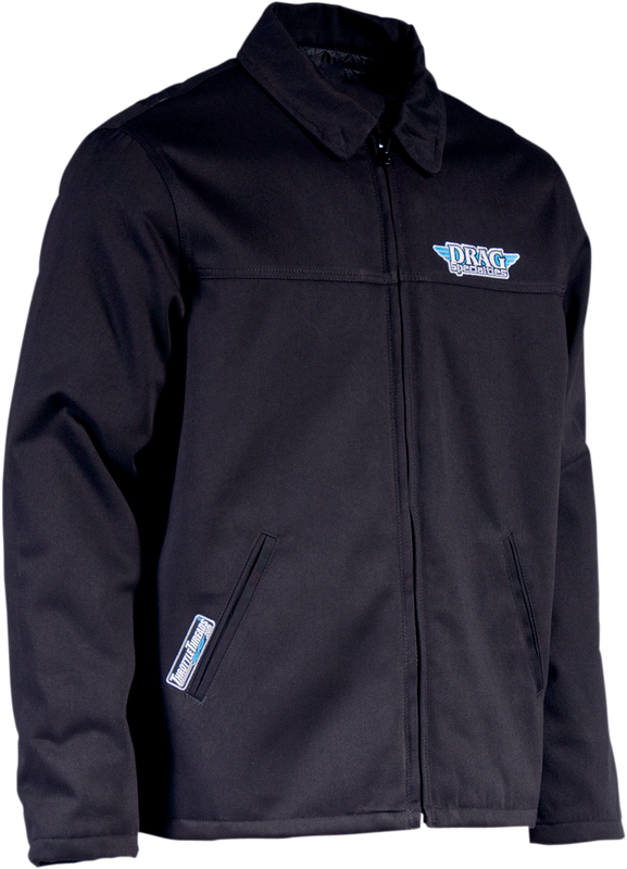 Throttle Threads Drag Specialties Shop Jacket - Black - 3Xl DRG19J28BK3R