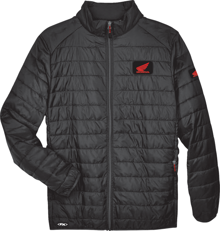 Factory Effex Honda Puffer Jacket - Black - Large 28-85314